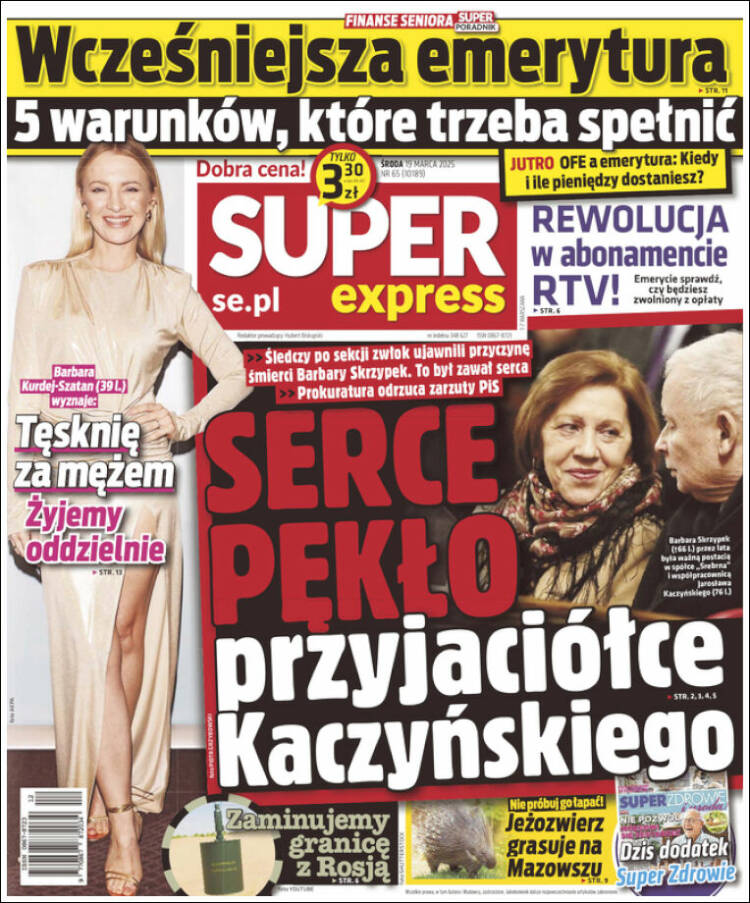 Portada de Super Express (Polonia)