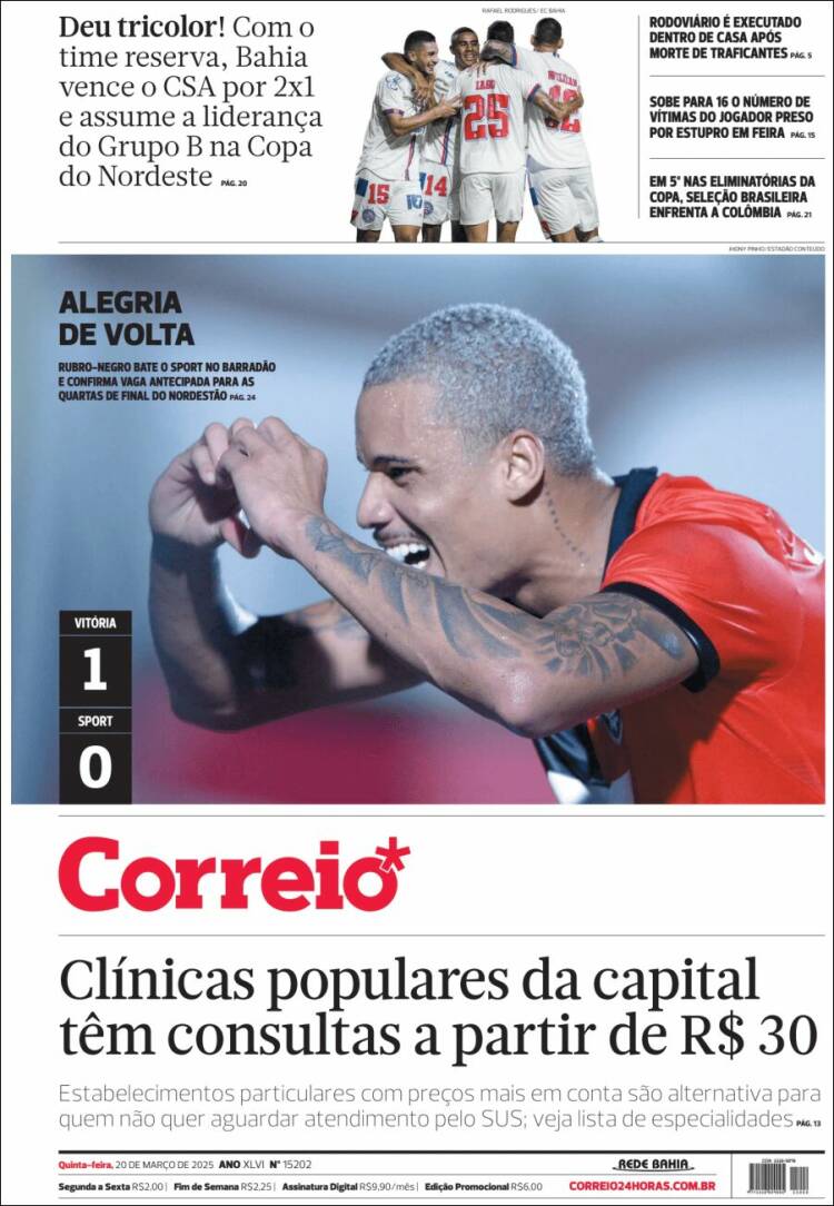Portada de Correio* (Brasil)