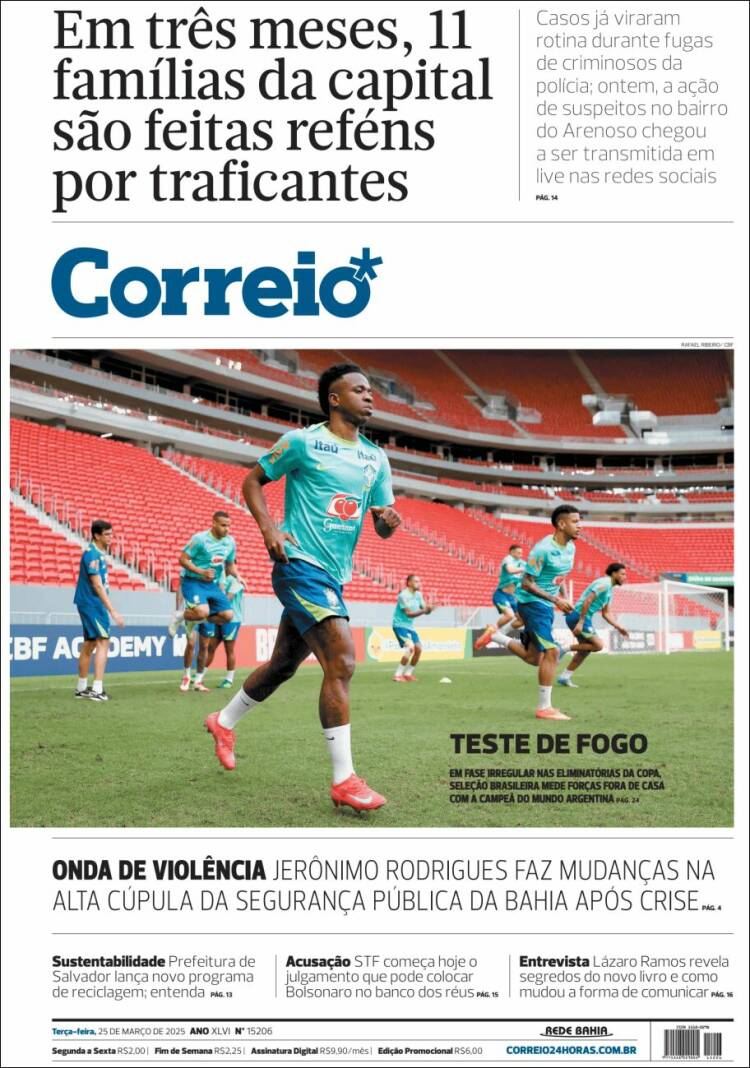 Portada de Correio* (Brasil)