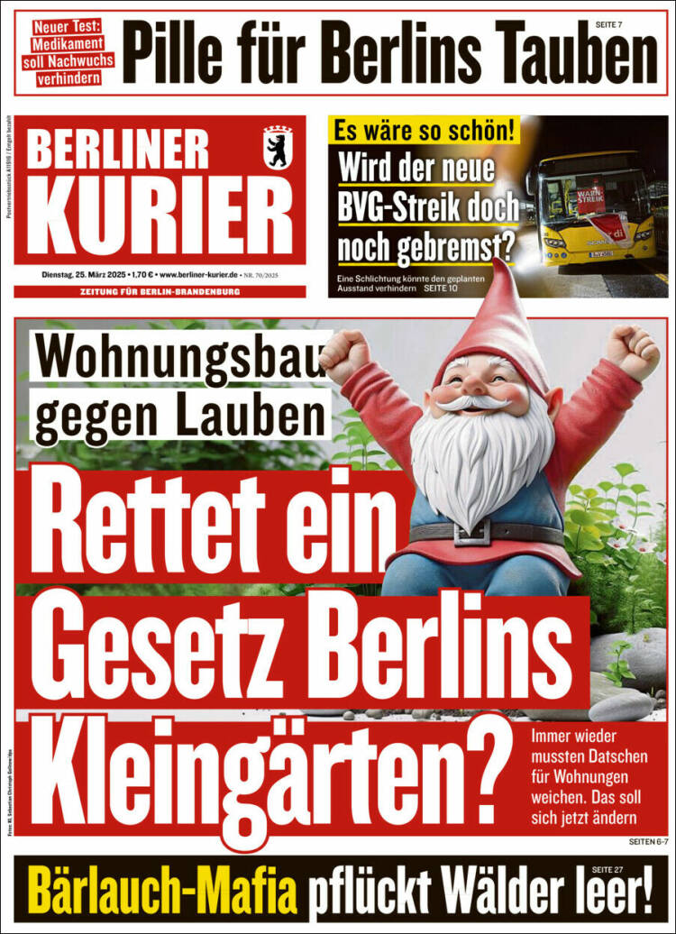 Portada de Berliner Kurier - Startseite BK (Germany)