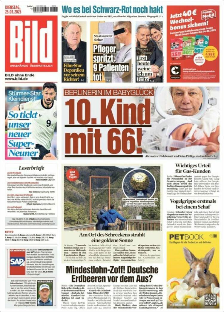 Portada de Bild (Germany)