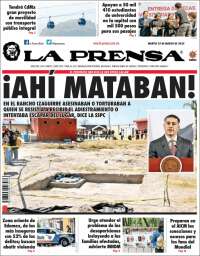 Portada de La Prensa (Mexico)