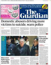 Portada de The Guardian (United Kingdom)