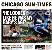 Portada de Chicago Sun-Times (USA)