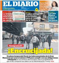 Portada de El Diario NY (USA)