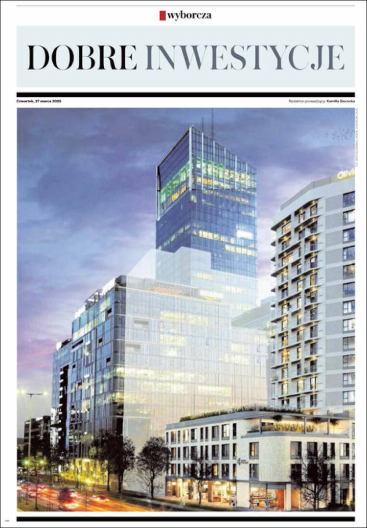 Portada de Gazeta Wyborcza (Polonia)