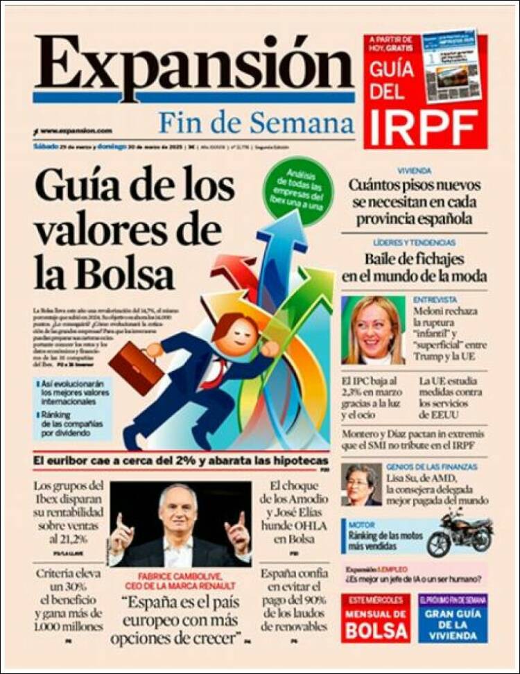 Portada de Expansión (Espa&ntilde;a)