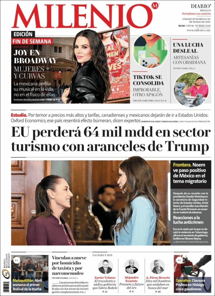 Portada de Milenio de Hidalgo (México)