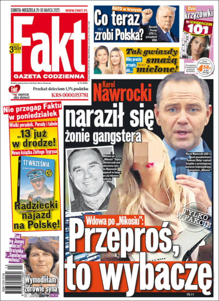 Portada de Fakt (Polonia)