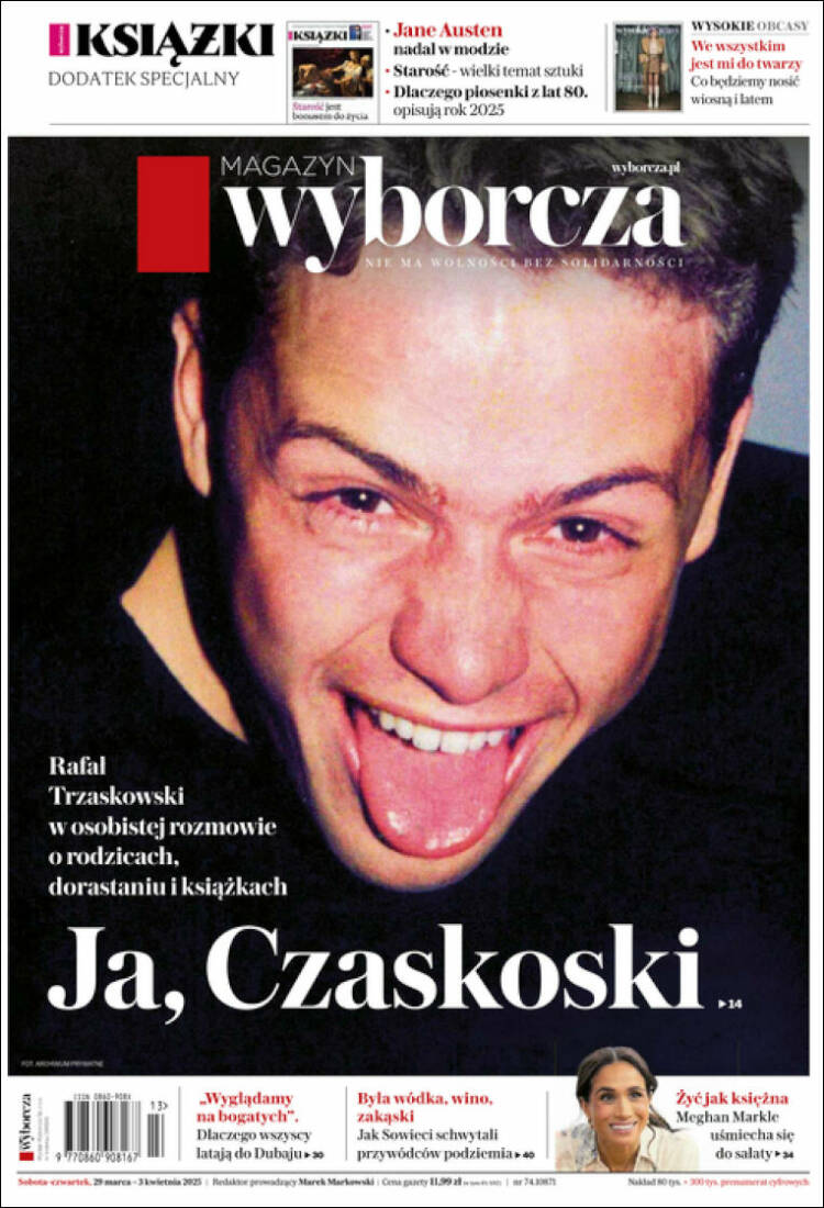 Portada de Gazeta Wyborcza (Polonia)