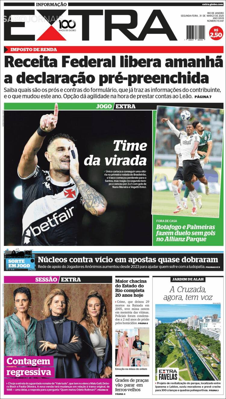 Portada de Extra (Brasil)