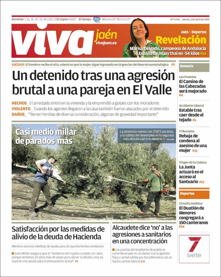 Portada de Viva Jaén (España)