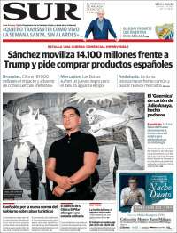 Portada de Diario el Sur (España)