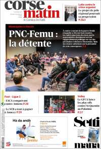 Portada de Corse-Matin (France)