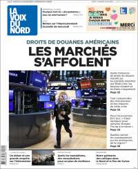 Portada de La Voix du Nord (France)