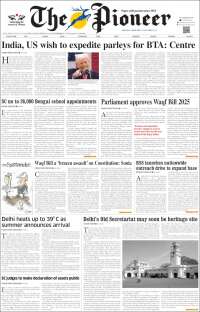 Portada de The Pioneer (India)