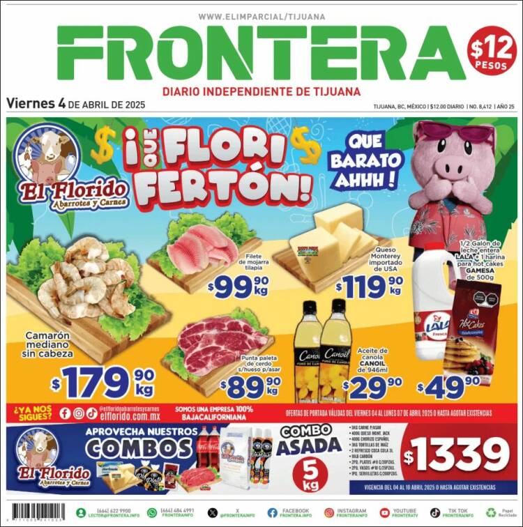Portada de Frontera (México)
