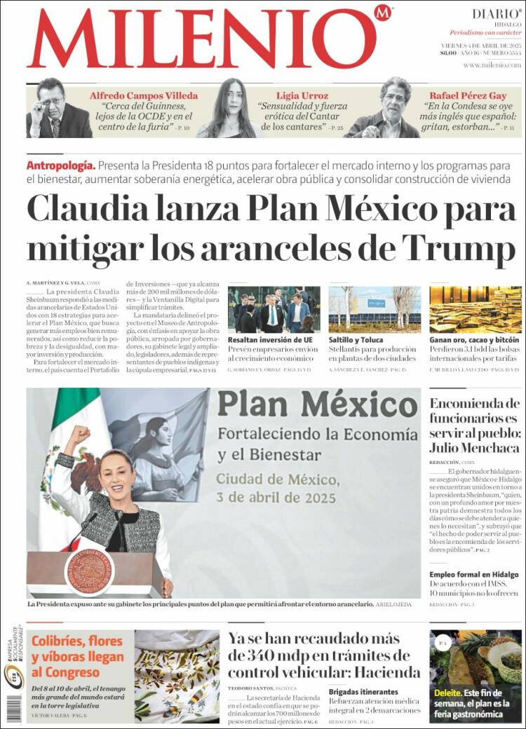 Portada de Milenio de Hidalgo (México)