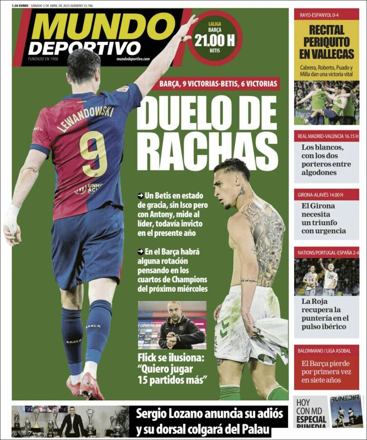 Portada de El Mundo Deportivo (España)