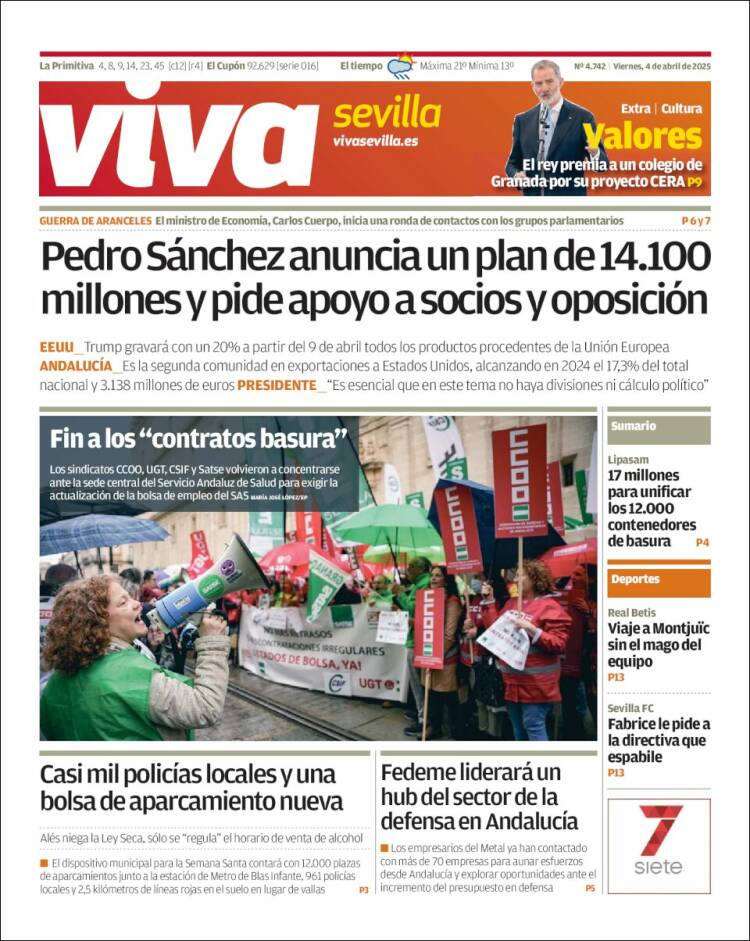 Portada de Viva Sevilla (España)