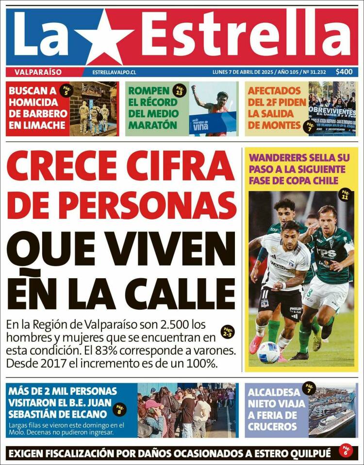 Portada de Estrella de Valparaiso (Chile)