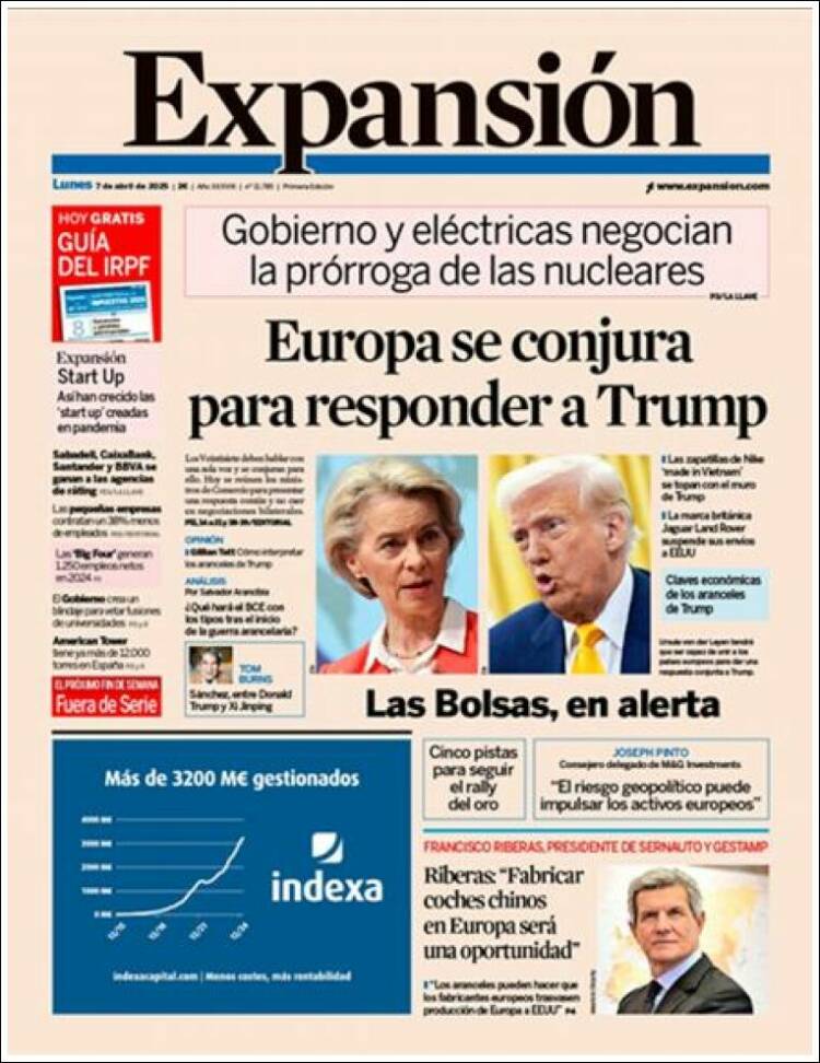 Portada de Expansión (Espa&ntilde;a)