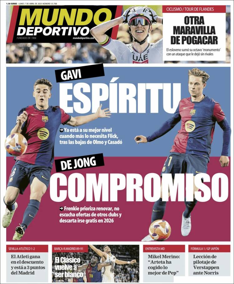 Portada de El Mundo Deportivo (España)