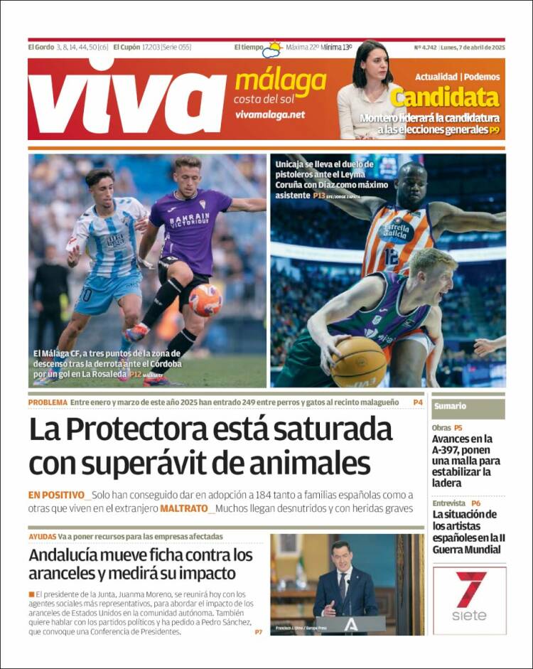 Portada de Viva Málaga (España)
