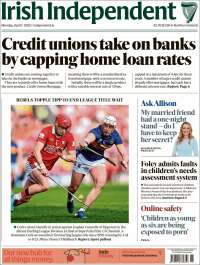 Portada de Irish Independent (Ireland)