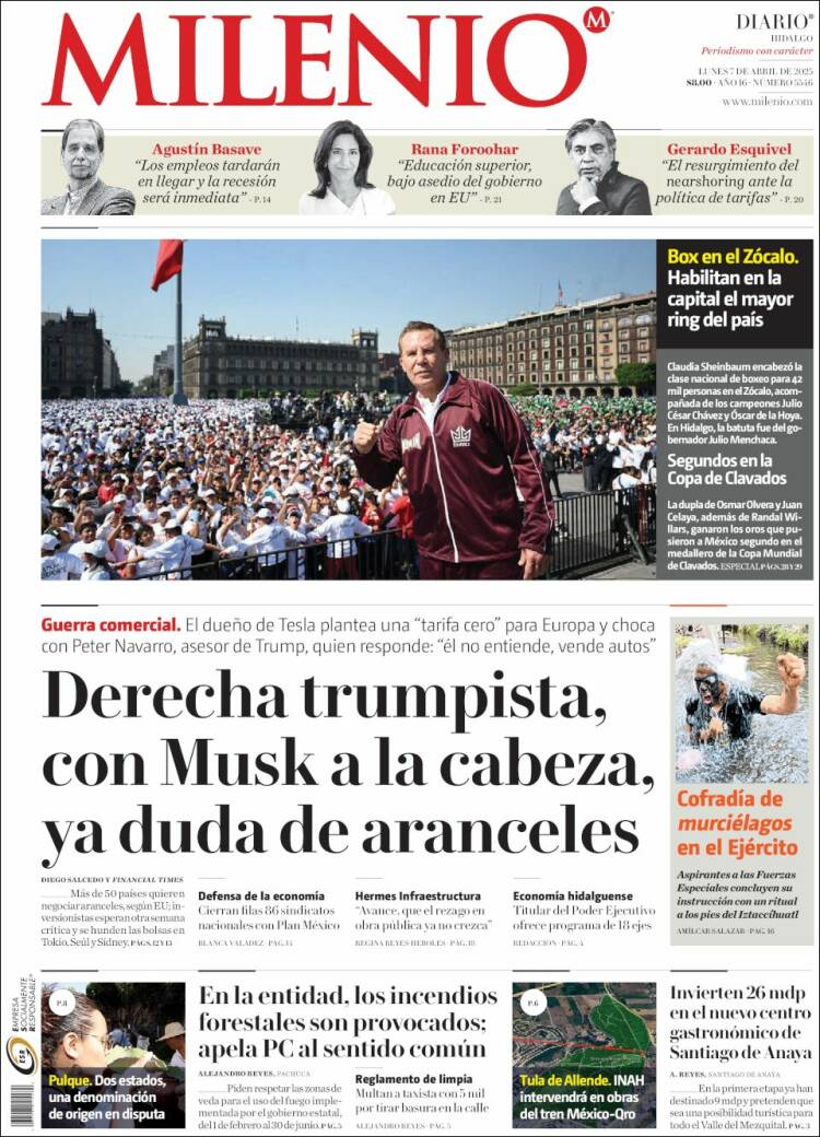 Portada de Milenio de Hidalgo (México)