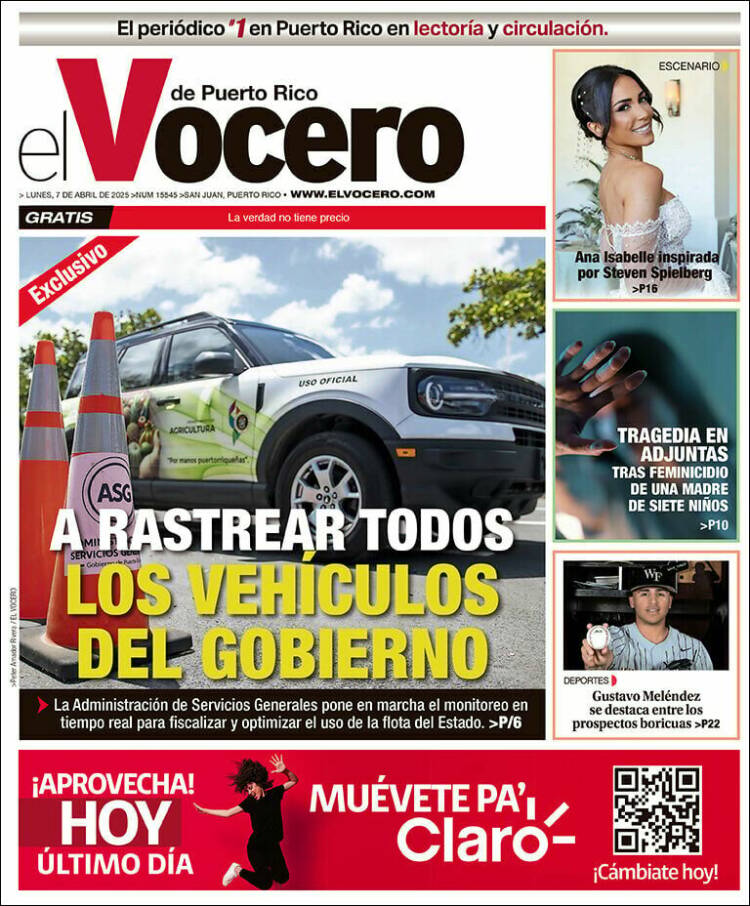 Portada de Vocero (Puerto Rico)