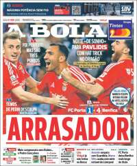 Portada de A Bola (Portugal)