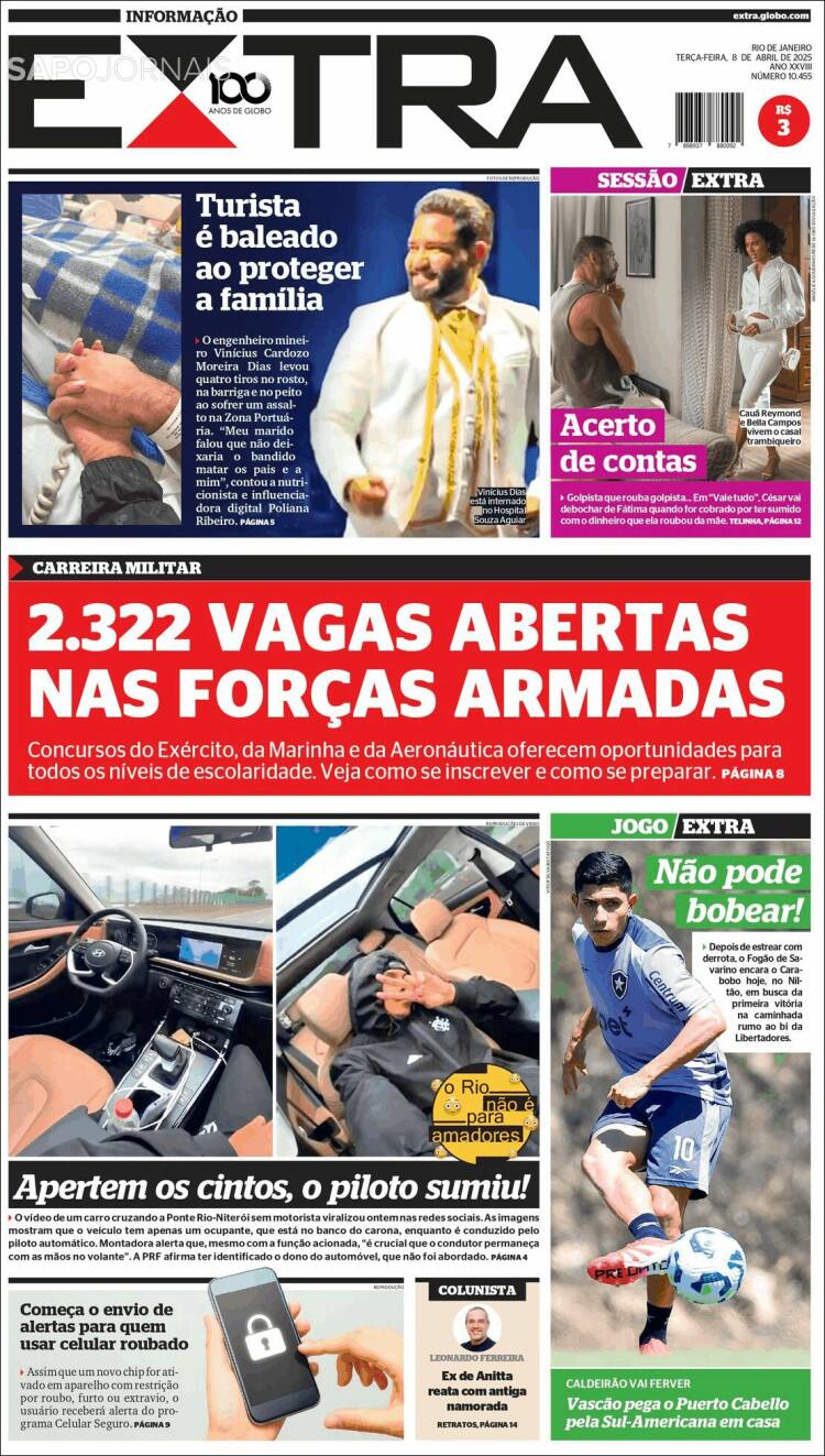 Portada de Extra (Brasil)