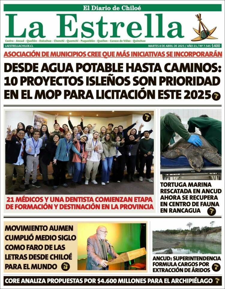 Portada de Estrella de Chiloé (Chile)