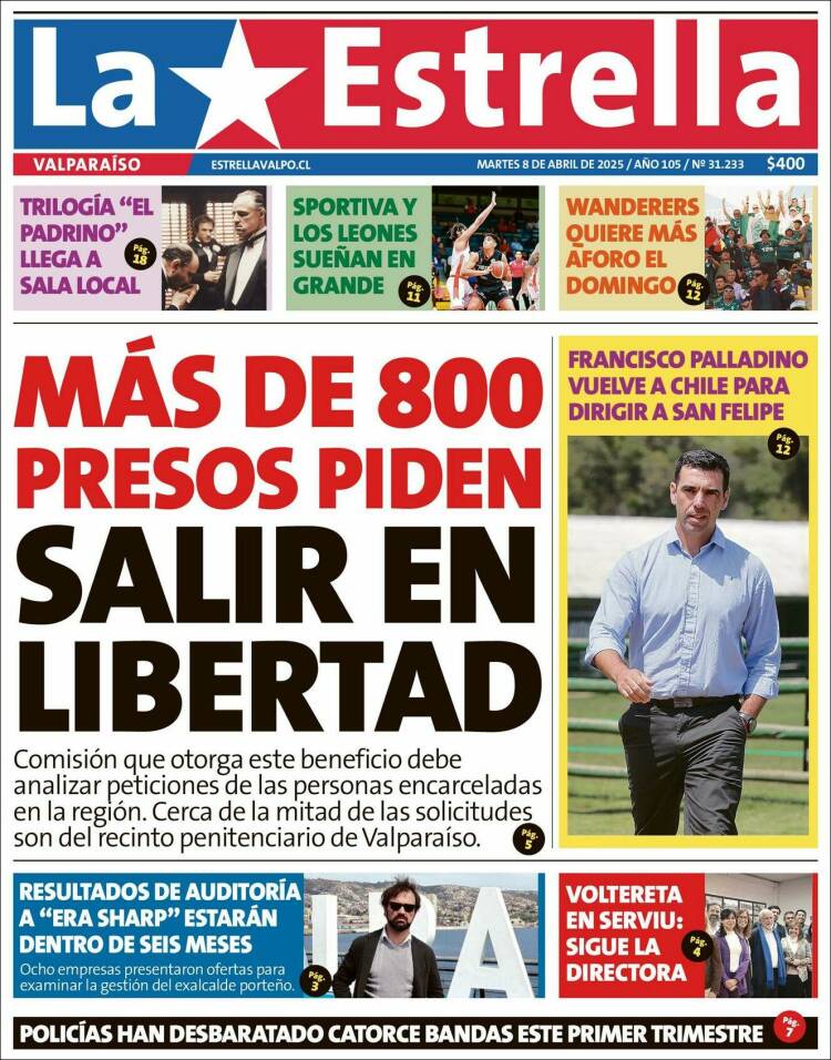 Portada de Estrella de Valparaiso (Chile)