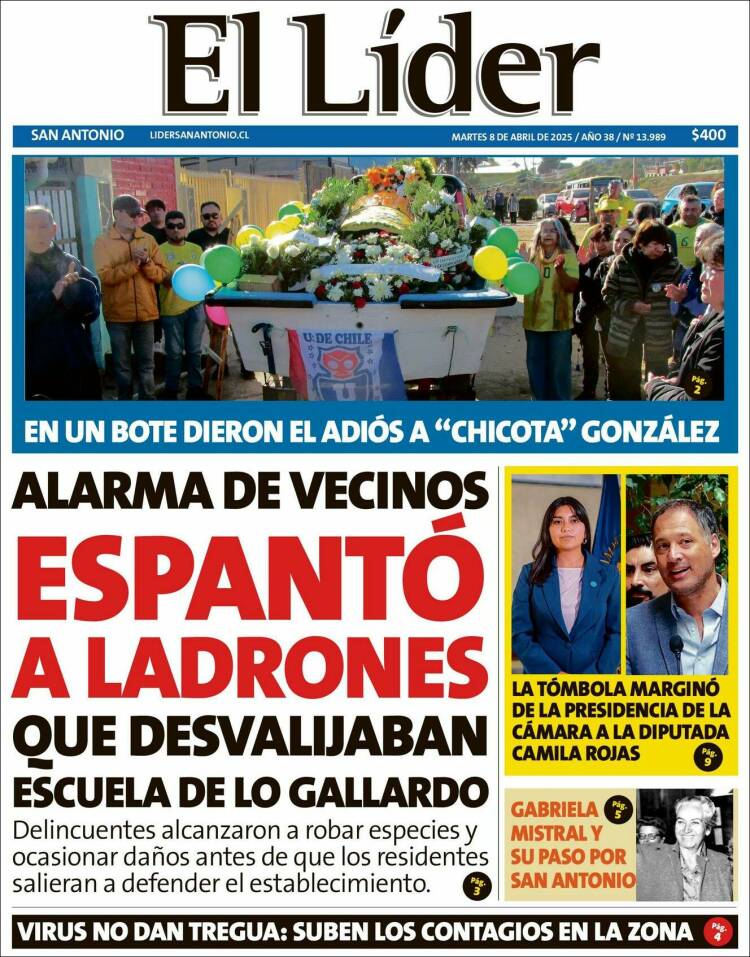 Portada de Lider de San Antonio (Chile)
