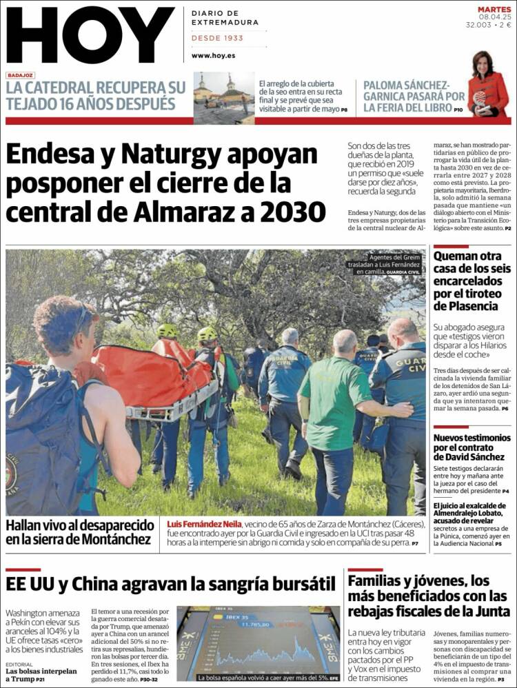 Portada de Hoy - Badajoz (España)
