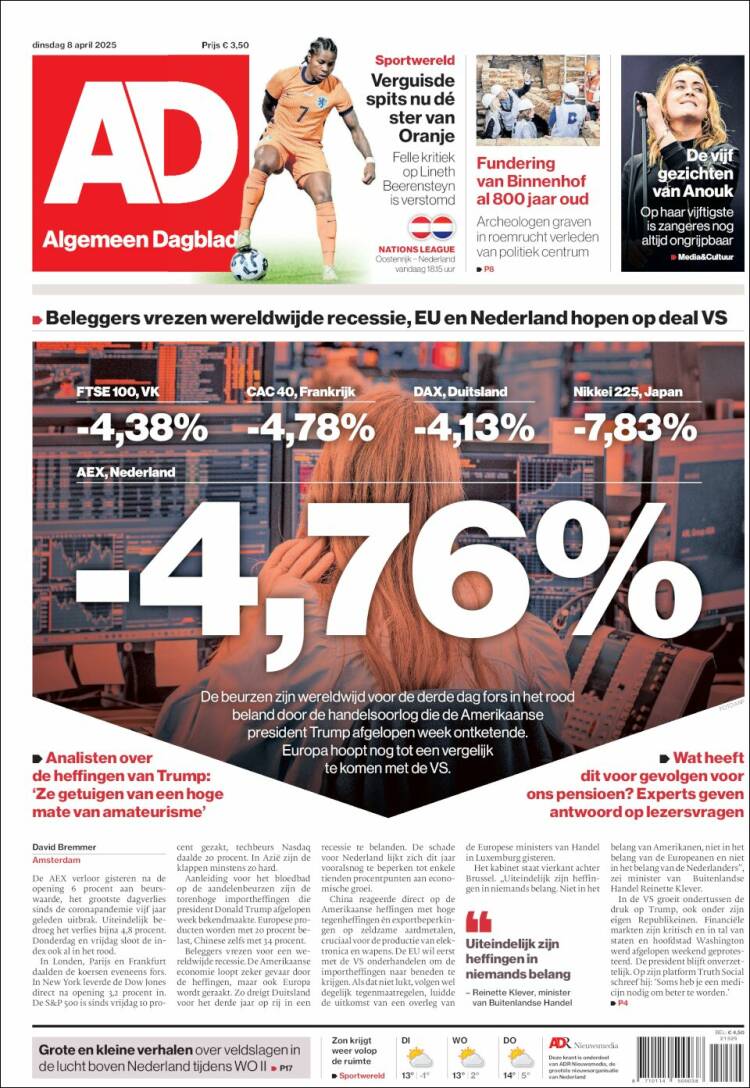 Portada de AD (Pa&iacute;ses Bajos)