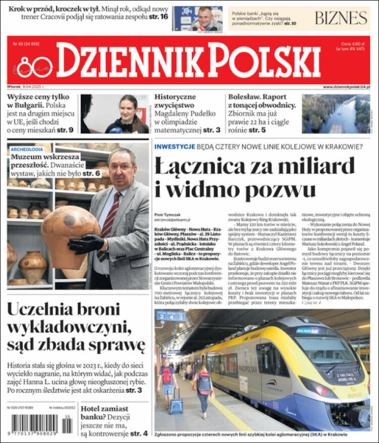 Portada de Dziennik (Polonia)