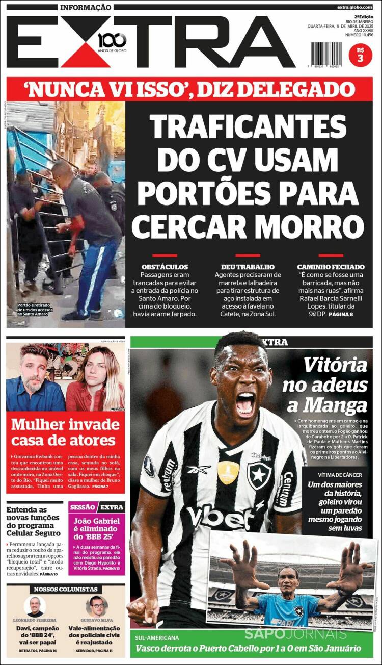 Portada de Extra (Brasil)