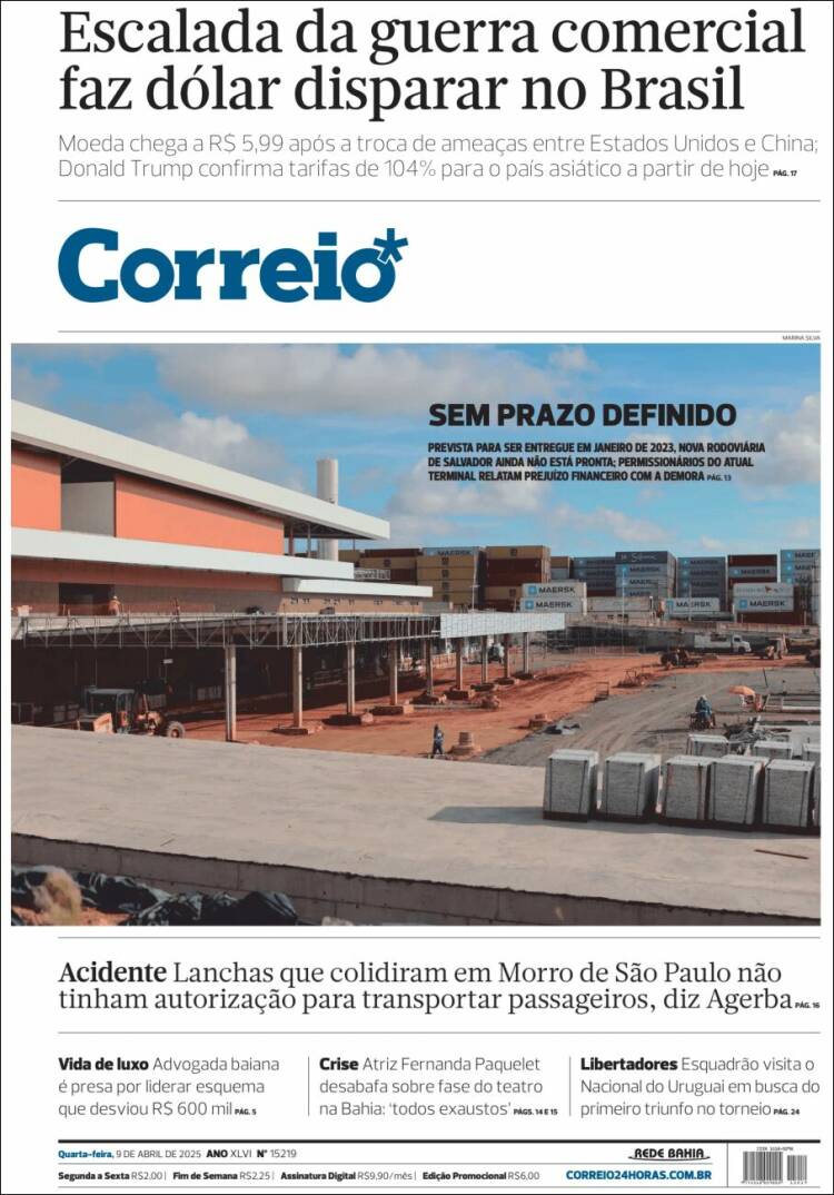 Portada de Correio* (Brasil)