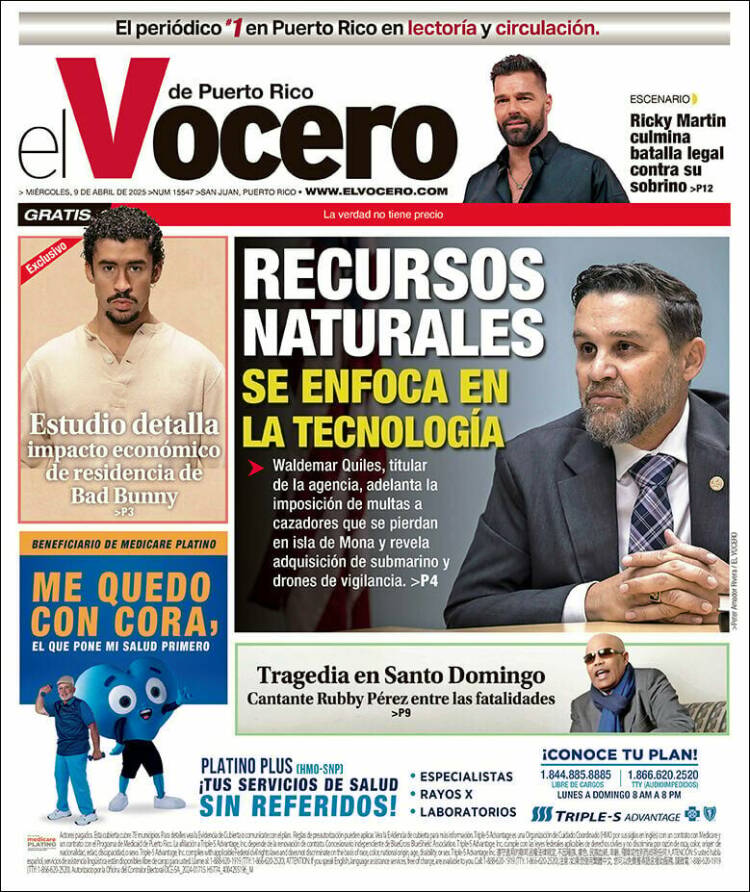 Portada de Vocero (Puerto Rico)