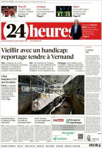 Portada de 24 Heures (Suiza)