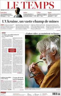 Portada de Le Matin (Suiza)