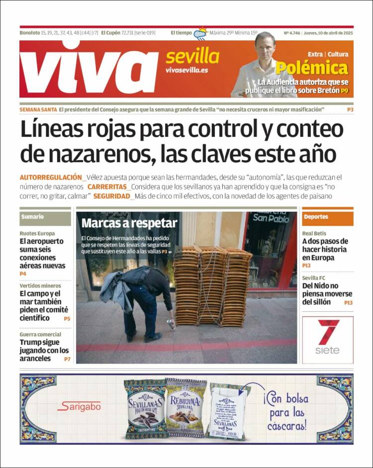 Portada de Viva Sevilla (España)