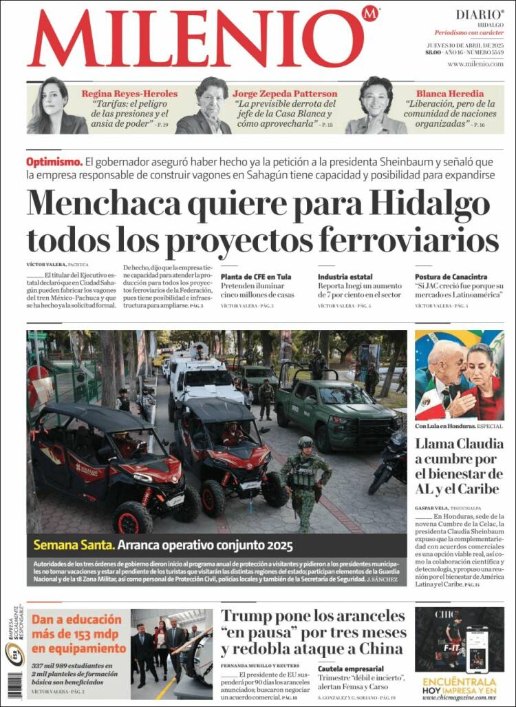 Portada de Milenio de Hidalgo (México)