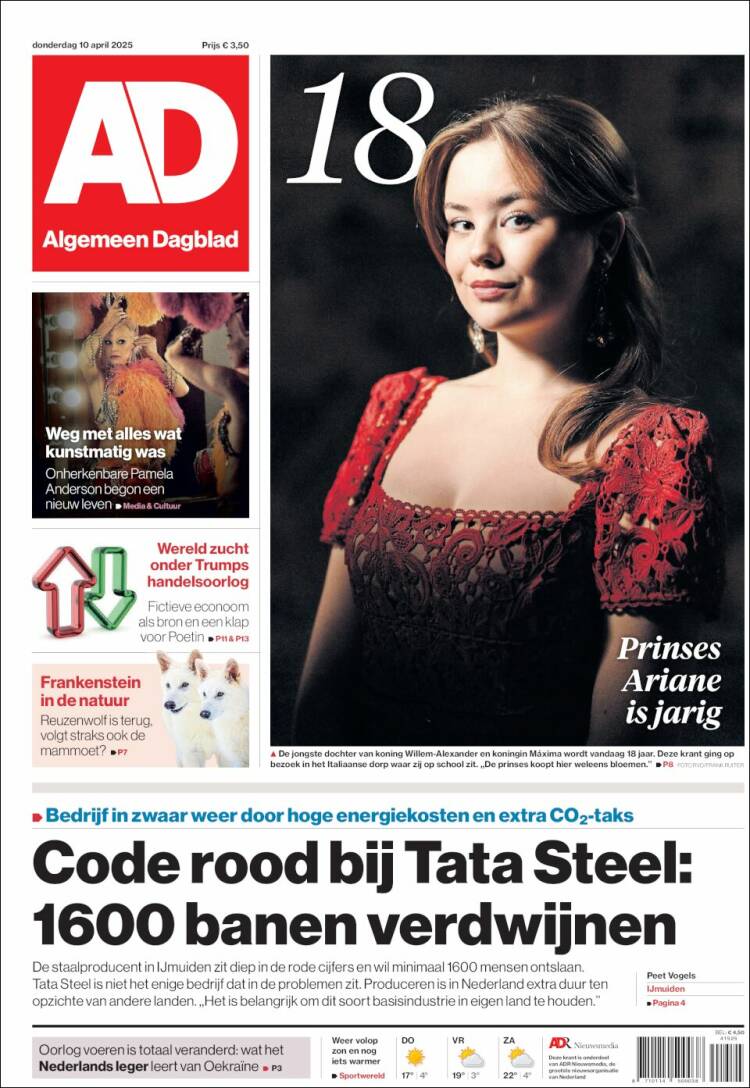 Portada de AD (Pa&iacute;ses Bajos)