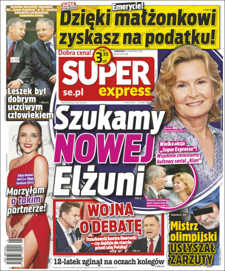 Portada de Super Express (Polonia)