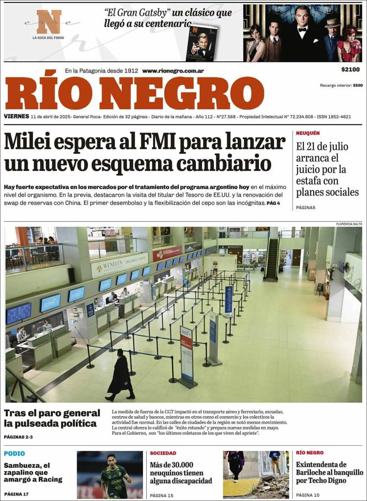Portada de Rio Negro (Argentina)