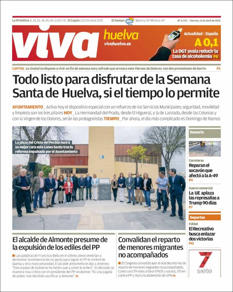 Portada de Viva Huelva (Espagne)